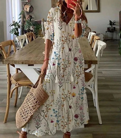 Isabelle™ - Boho Dress With Tummy Coverage